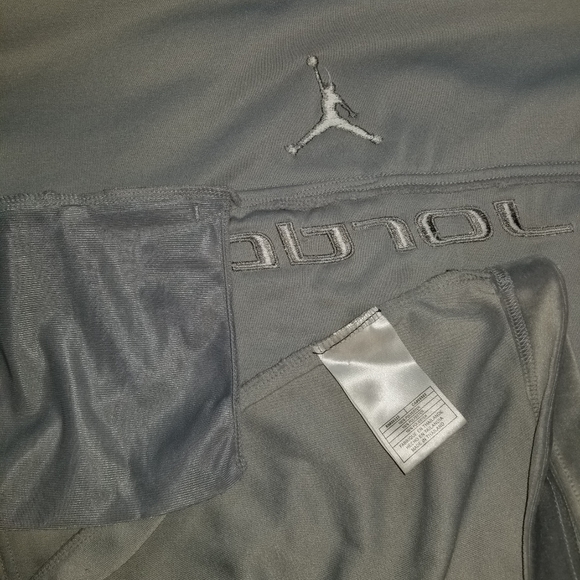 Nike Air Jordan 17 COOL GRAY Velour Sweatshirt and Pants - Picture 5 of 16